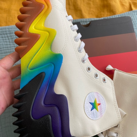 CONVERSE Run Star Motion CX Platform Pride- AUTHENTIC! - Picture 14 of 16